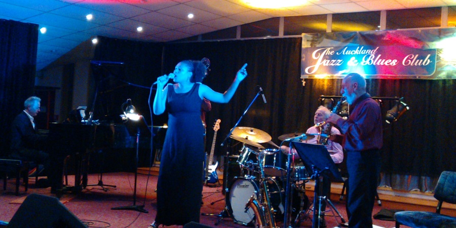 Jenny B at the Auckland Jazz and Blues Club - Prohibition Big Band